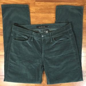Calvin Klein Straight Leg Corduroy Pants, Size 12